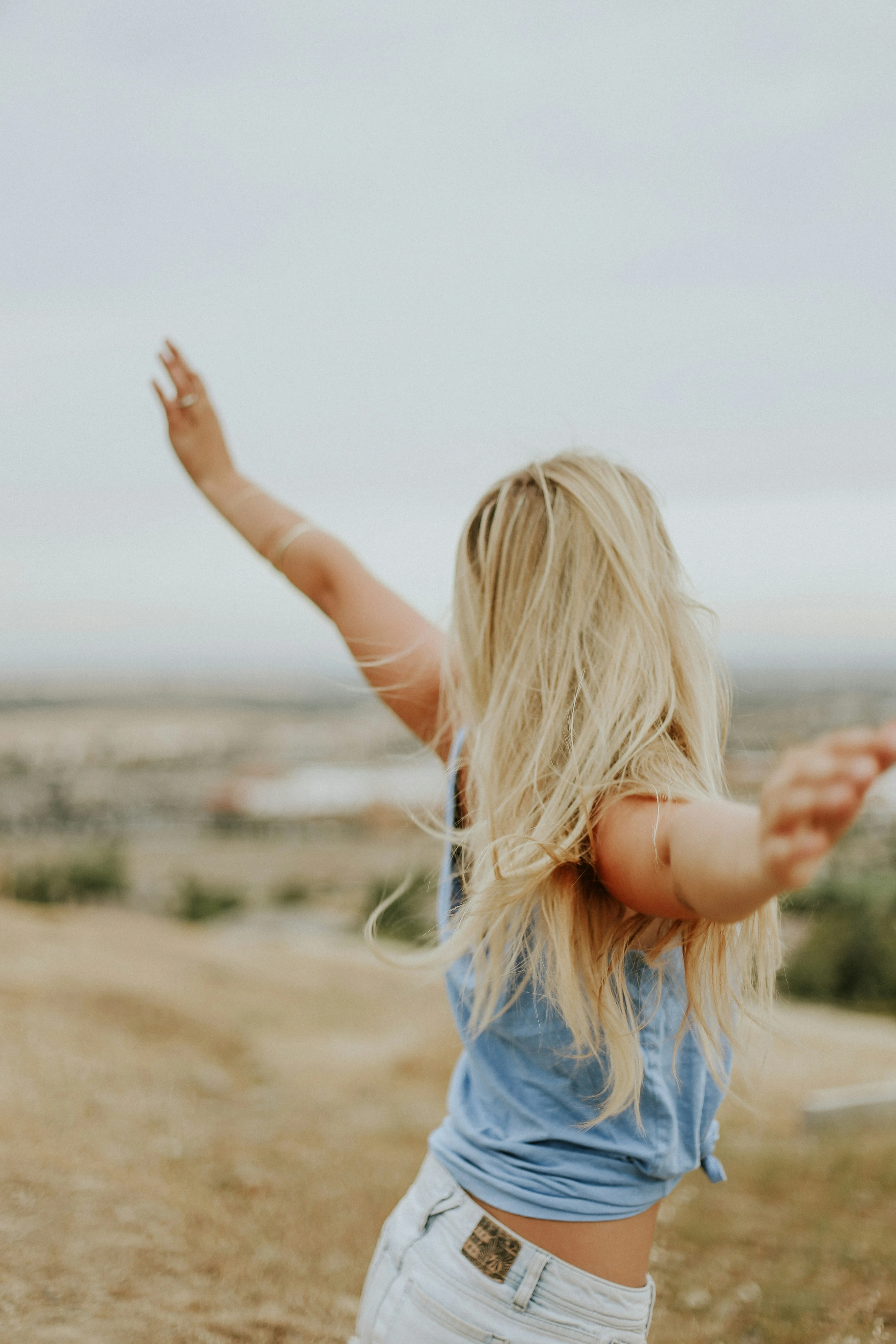 photo of long healthy hair